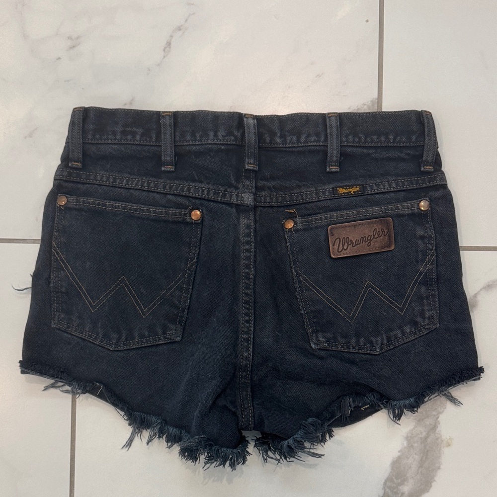 Wrangler Women's Dark Gray Denim Jean Shorts